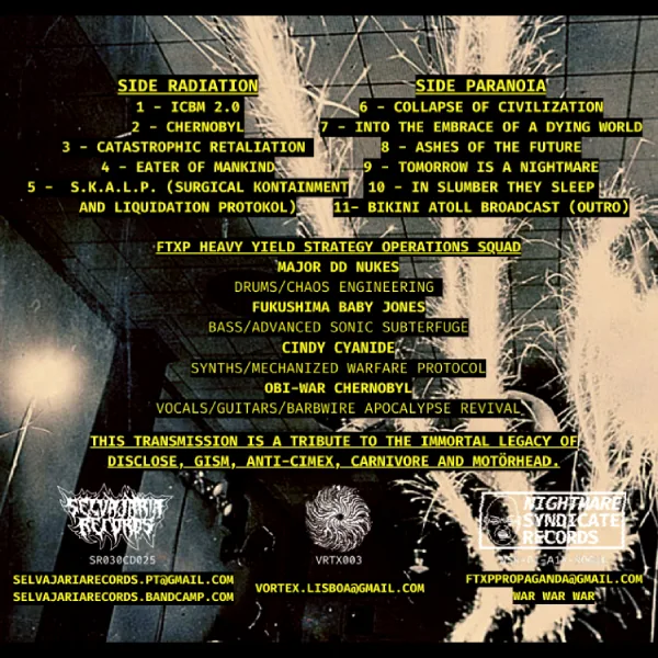 Bikini Atoll Broadcast back cover