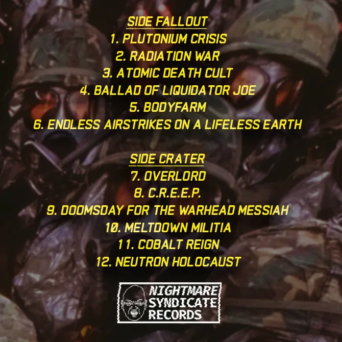 THE HUMAN CRUST OF WAR back cover art